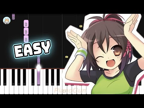 [full] Caramella Girls - "Caramelldansen" - EASY Piano Tutorial & Sheet Music