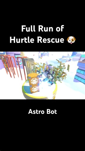 [PlayStation Trophies] This is a full run of the speed run level - Hurtle Rescue🐶in Astro Bot.🤖