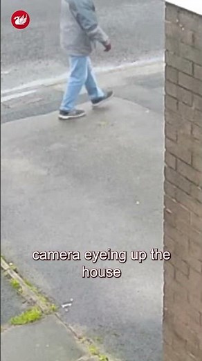 The moment pensioner approached a victims home and attempted to rob a 95-year-old woman