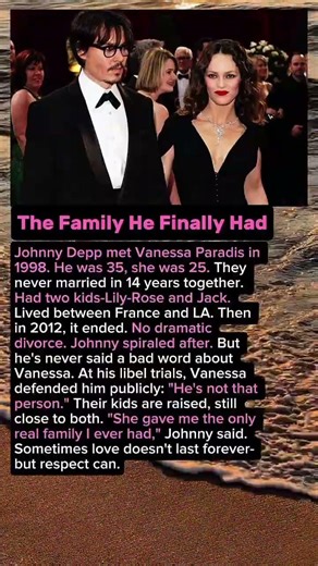 The Family He Finally Had. Johnny Depp and Vanessa Paradis. #shorts #famous #hollywood