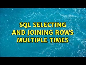 sql selecting and joining rows multiple times