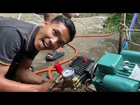 Membuat mesin jet cleaner / high pressure washer sendiri (part1)