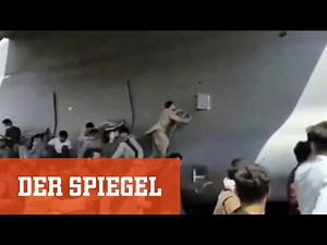 Verzweifelte Fluchtversuche am Flughafen Kabul | DER SPIEGEL
