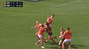 Toby Greene flies through the pack! | AFL