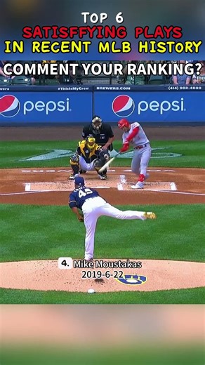 TOP 6 SATISFFYING PLAYS IN RECENT MLB HISTORY
