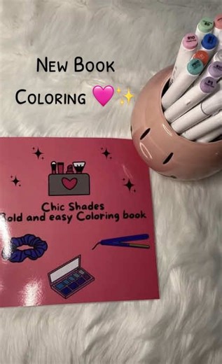 Color With Me New Book Flip Through 🩷✨ Chic Shades Bold And Easy Coloring Book 📗📚 By Coloring Calm Publishing ✉️📫 Available On Amazon 👀🫣 Color Along With Me 💫💋 Girly Coloring Book 🩷✨😛💋💫👯‍♀️ #satisfying #asmr #boldandeasycoloring #fypシ゚viral #ohuhumarkers