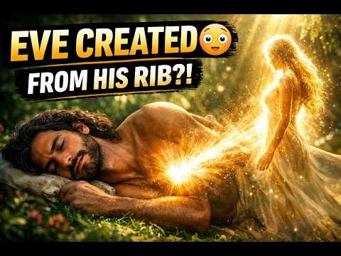 “God Created Eve From Adam’s Rib 😳 | The Untold Genesis Moment (Cinematic Bible Story)” #AdamAndEve