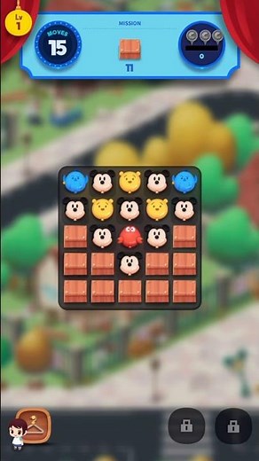 Start the first level of the Disney Mini-Game.🍿