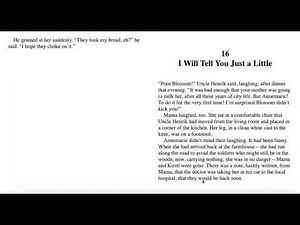 Number the Stars Chapter 16