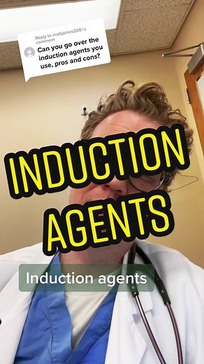 Reply to @mattjames206 Induction agents #anesthesia #doctorsoftiktok