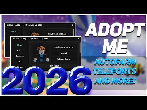 Adopt Me Script 2026 (NO KEY) Unlimited Pets Auto Farm Bucks Dupe Eggs Neon Mega OP No Ban Und! 🐶💎🚀