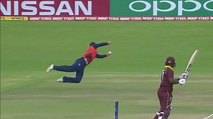 Yesterday saw Pieter Seelaar take an absolute blinder at backward point to dismiss Evin Lewis! #CWCQ What is your favourite catch in the history of the Cricket World Cup and why? | ICC Cricket World Cup