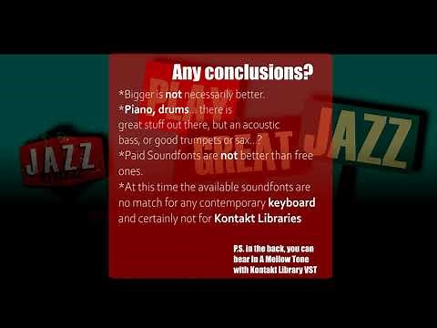 Soundfont shootout for Jazz musicians, 16 soundfonts reviewed