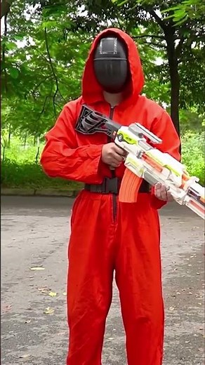 Banana TV: Epic NERF Squad Battle! Can Our Heroes Win This Crazy Toy War? #Shorts