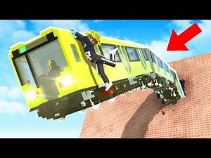 Realistic Train Destruction in Teardown..