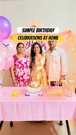 How I celebrated my birthday at home 🏡😅 | Birthday pictures #birthday #birthdaydecoration #decor