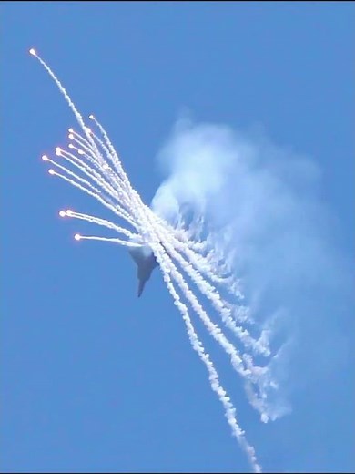 Powerful F-22 Raptor Demo with FLARES