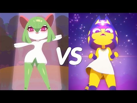 Ankha Dance VS Ankha but Pokemon Ceiling anime meme animation