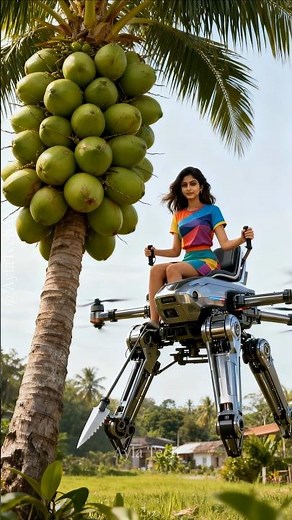 Future Coconut Harvesting Robot! 🤖🥥 | Unbelievable Farming Tech