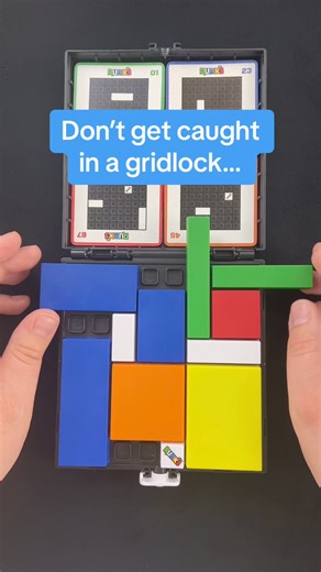 Don’t get caught in a gridlock and Rubik’s new gridlock packing puzzle. #puzzle #puzzlesolving #Rubiks | Puzzle Master Inc. | Facebook