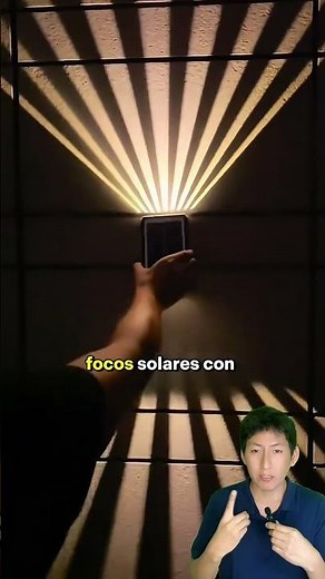 Luz Solar con Panel y Sensor para Exteriores INALÁMBRICO