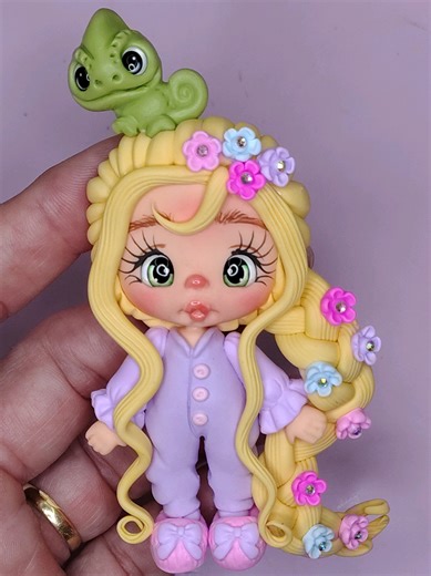Transformação da Massa em Arte: Rapunzel de Pijaminha