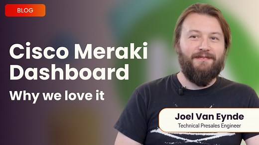 Why we love Cisco Meraki? Because of its cloud-managed dashboard 📊😍 It offers: ⭐ a single-pane-of-glass overview ⭐ a smoother way to manage every inch of your network ⭐ fast and easy scalability, without deep know-how Want to learn more about the benefits of the Cisco Meraki Dashboard? Joel Van Eynde, one of our network specialists, tells you everything you need to know. | Arxus