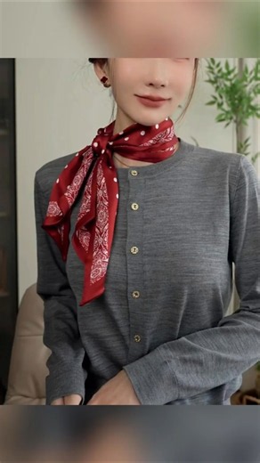 Chic Silk Scarf Fashion Inspiration & Tutorial #shorts #fashion #tips #tutorial #accessories #ootd