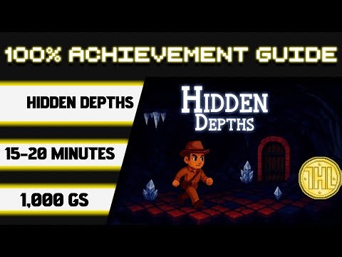 Hidden Depths 100% Achievement Walkthrough * 1000GS in 15-20 Minutes *