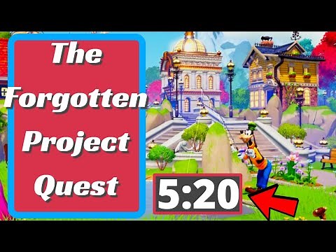 The Forgotten Project Quest Guide In Disney Dreamlight Valley