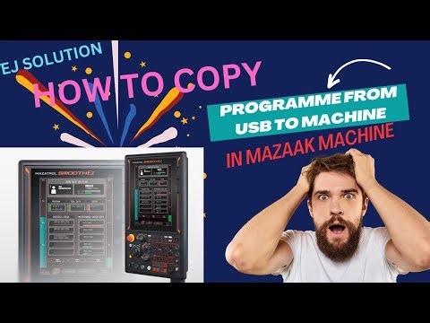 How to copy program from usb to machine...in mazaak