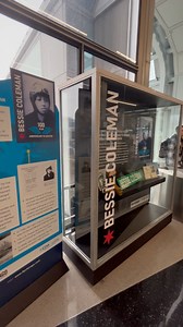 This #BlackHistoryMonth, visit our Terminal 2 display devoted to the first African-American woman to hold a pilot's license - Bessie Coleman aka "Brave Bessie." Learn about this pioneering legend's adventures in aviation. Not traveling this month? No problem! The Bessie display is up year-round. | Chicago O'Hare International Airport