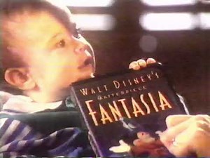 Disney Fantasia VHS Commercial 1991