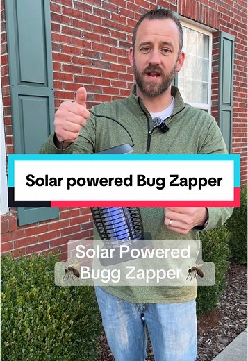 Solar powered Bug Zapper 🦟 #bugzapper #summer #mosquito #outside #bugzapper ##tiktokshopcreatorpicks #ttslevelup #goalcrusher