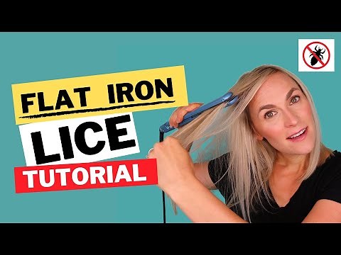 Flat Ironing For Lice Tutorial