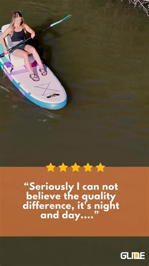 8.9K views | Glide Paddleboards. Real Paddlers. Real Reviews. ⭐⭐⭐⭐⭐ | Glide | Facebook