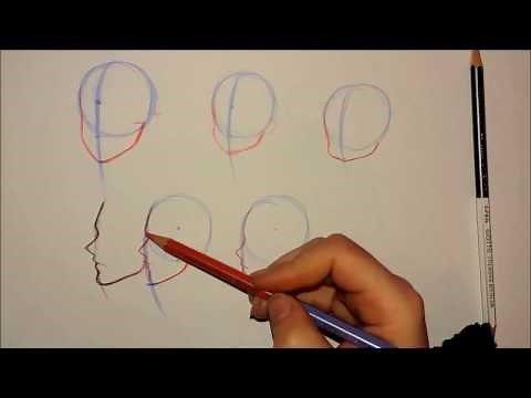 Cum sa desenezi capul (3/4 si lateral) | Tutorial