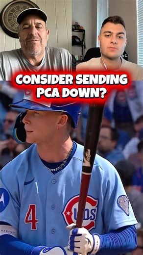 Would Cubs ever send PCA down to AAA? 😳