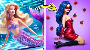 166K views · 2.7K reactions | Mermaid to ladybug  epic transformation challenge | La La Life | Facebook