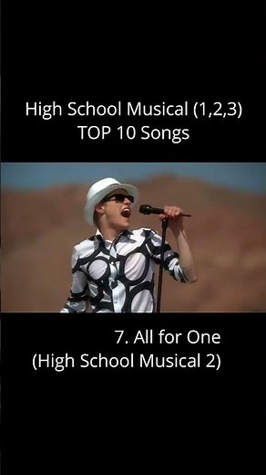 High School Musical (1,2,3) TOP 10 Songs