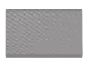 WeatherTech ComfortMat Connect, 24 by 36 Inches Anti-Fatigue Middle Mat, Carbon Fiber Pattern, Grey