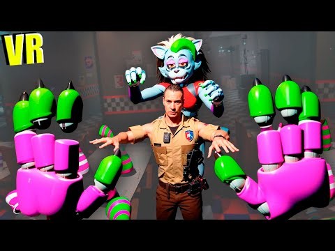ANIMATRONICS PROTECT THE GUARD IN BONELAB FNAF COOP MOD BONELAB BUT I AM GIGA MONTY