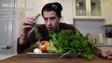 Quick chicken soup