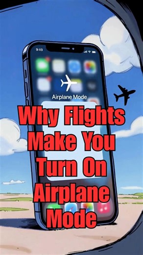 Why Flights Make You Turn On Airplane Mode #airplanemode #safeflight