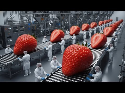 Inside the Strawberry Factory: Fresh Strawberries to Jam, Syrup & Yogurt | Industrial Automation Pro