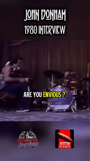 Last interview of Led Zeppelin drummer, John Bonham in 1980 😭 #classicrock #ledzeppelin #johnbonham