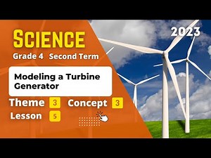 Grade 4 | SCIENCE | Unit 3 - Concept 3 - Lesson 5 and 6 | Modeling a Turbine Generator