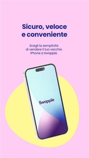 Vendi il tuo vecchio iPhone al miglior prezzo su Swappie. È semplice, veloce, e gratuito, con pagamento sicuro sul tuo conto. | Swappie