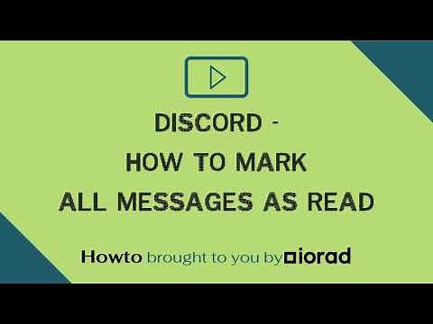 Discord - How to mark all messages as read
