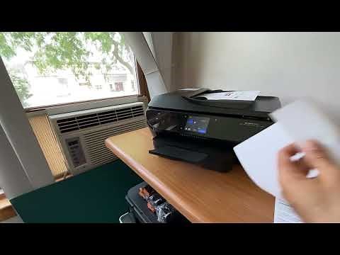 HP Envy 7640 Wireless All-in-One Photo Inkjet Printer Fax Scan Copy & Ink Set.